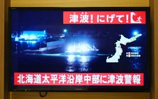 Nhật Bản ghi nhận sóng thần sau động đất mạnh 7,6 độ làm rung chuyển vùng đông bắc