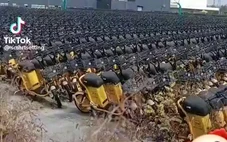 Xác minh video ‘nghĩa địa xe scooter điện’: Lý do thật khiến hàng loạt xe điện bị bỏ xó
