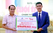 Tập đoàn Đất Xanh góp gần 880 triệu đồng, mong hỗ trợ tái thiết cuộc sống đồng bào miền Trung