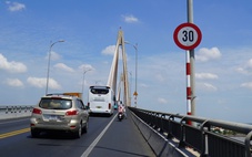 Vì sao cầu Rạch Miễu hạn chế tốc độ 30km/h?