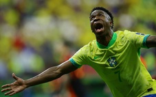 Vinicius ghi bàn phút 90+9 giúp Brazil thắng nghẹt thở tại vòng loại World Cup