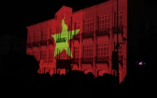 Mãn nhãn màn trình chiếu 3D Mapping trên tòa nhà 125 năm tuổi tại Đà Nẵng