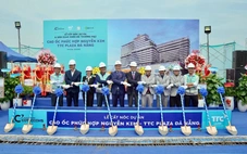 TTC Plaza Đà Nẵng chính thức cất nóc, bàn giao khối đế thương mại cho AeonMall Việt Nam đúng tiến độ