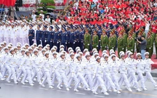 Duyệt đội ngũ và diễu hành quần chúng kỷ niệm 70 năm giải phóng Hải Phòng
