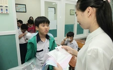 Khảo sát để tuyển sinh lớp 6 Trường Trần Đại Nghĩa vào ngày 16-6