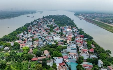 Toàn cảnh khu vực cầu Tứ Liên sẽ đi qua sau khi xây dựng xong