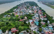 Toàn cảnh khu vực cầu Tứ Liên sẽ đi qua sau khi xây dựng xong