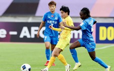 CLB nữ TP.HCM - Wuhan Jiangda (hiệp 1) 0-0: Wuhan Jiangda ép sân