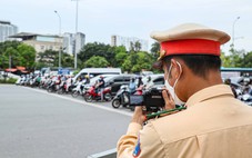 Cảnh sát giao thông Hà Nội tăng cường máy quay ghi hình vi phạm tại các nút giao trọng điểm