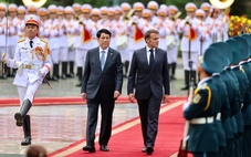 Lễ đón Tổng thống Pháp Macron thăm cấp nhà nước Việt Nam