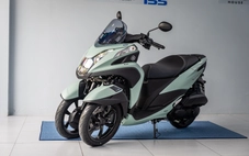 Yamaha Tricity 155 dáng lạ về Việt Nam, phanh đỗ như ô tô, giá quy đổi trên trăm triệu