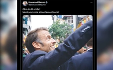 Tổng thống Pháp Macron gửi thông điệp cảm ơn bằng tiếng Việt vì 'sự tiếp đón tuyệt vời'