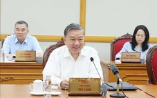 Tổng Bí thư Tô Lâm chủ trì cuộc họp cho ý kiến tiến độ sắp xếp tổ chức bộ máy và đơn vị hành chính