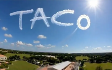 Dòng chữ 'TACO' chế giễu ông Trump trong video, nghi ngờ do AI tạo ra?
