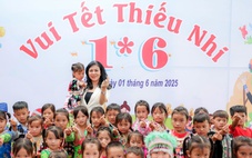 Phu nhân Ngô Phương Ly và Tết thiếu nhi đặc biệt ở vùng biên
