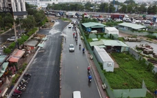 Ngày thứ 4 cấm xe máy vào đường dẫn cao tốc, khu vực An Phú thông thoáng