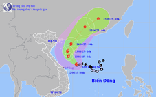 Hôm nay, bão số 1 tăng cấp, miền Trung tiếp tục mưa lớn