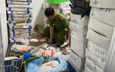 Công an phát hiện gần 70 tấn vú heo, sụn gà không rõ nguồn gốc trong 3 kho lạnh ở TP.HCM