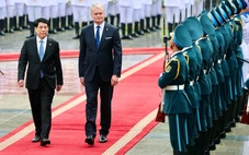 Chủ tịch nước Lương Cường đón, hội đàm với Tổng thống Lithuania