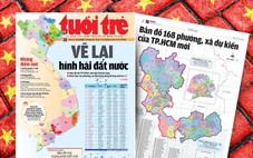 Ngắm bản đồ hành chính Việt Nam mới và 168 phường, xã của TP.HCM mới