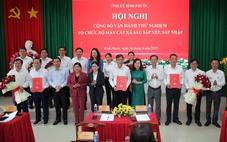 Bình Phước vận hành thử nghiệm tổ chức bộ máy tại 5 phường xã mới