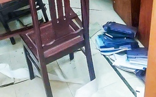 Sụt lún nền ở Sở Y tế Bạc Liêu, ngay giữa giờ làm việc