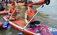 Cần Thơ khởi tranh Giải đua thuyền ván sup mở rộng