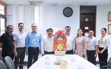 Lãnh đạo Mặt trận Tổ quốc, Ban Tuyên giáo và Dân vận Trung ương thăm và chúc mừng báo Tuổi Trẻ
