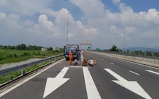 Đã điều chỉnh vạch sơn ‘thách đố” tài xế ở cao tốc Vĩnh Hảo - Phan Thiết