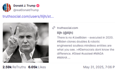Ông Trump bị phẫn nộ khi chia sẻ tin ông Biden 'bị xử tử' từ năm 2020