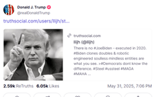 Ông Trump bị phẫn nộ khi chia sẻ tin ông Biden 'bị xử tử' từ năm 2020