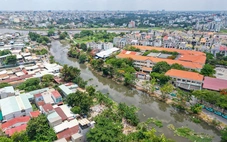 Dự án cải tạo rạch Xuyên Tâm 17.230 tỉ đồng mặt bằng chưa được bàn giao liền mạch