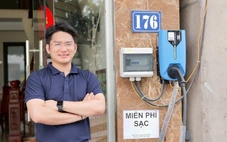 Lắp trụ sạc V-Green tại nhà, chủ xe VinFast chia sẻ: 'Chi phí 15 triệu, thu được 1,2 triệu/tháng'