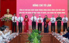 Tổng Bí thư Tô Lâm trao quyết định chức năng, tổ chức bộ máy Cơ quan Ủy ban TƯ MTTQ Việt Nam