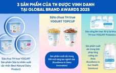 TH true YOGURT ghi dấu ấn mạnh mẽ tại Global Brand Awards 2025