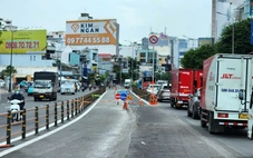 Sắp mở dải phân cách đường Cộng Hòa, người dân vào nhà ga T3 đỡ đi đường vòng