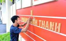 Phường Bình Thạnh mới bắt đầu gắn bảng tên