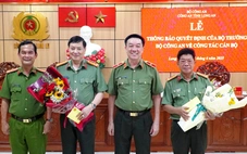 Hai phó giám đốc Công an Long An nhận nhiệm vụ Phó Cục trưởng thuộc Bộ Công an