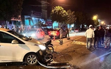 Xe máy va chạm ô tô trên quốc lộ 14, 2 học sinh thiệt mạng