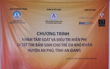 Khám tầm soát tim miễn phí cho 2.000 trẻ em ở An Giang