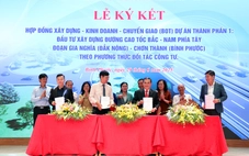 Liên danh Vingroup - Techtra ký kết hợp đồng làm cao tốc Gia Nghĩa - Chơn Thành