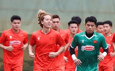 U22 Việt Nam đá giao hữu với Đài Loan