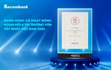 Sacombank 5 năm liền dẫn đầu lĩnh vực ngoại hối và thị trường vốn