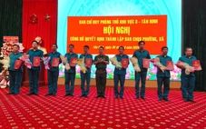 Tây Ninh công bố Chánh án 12 Tòa án khu vực, thành lập Ban Chỉ huy quân sự 96 xã, phường