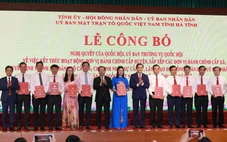 Danh sách 69 bí thư xã, phường sau sắp xếp ở tỉnh Hà Tĩnh