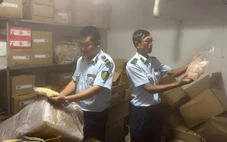Chống buôn lậu, hàng giả 4-6: Tiêu huỷ hàng trăm ký thịt heo, chân  giò, bò viên… không rõ nguồn gốc