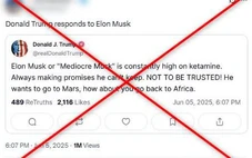 Sự thật về loạt bài gây sốc của Tổng thống Trump về tỉ phú Elon Musk