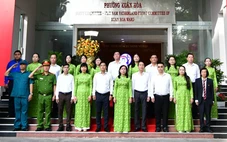 Chào cờ đầu tiên ở phường Xuân Hòa, nơi Tổng Bí thư Tô Lâm đặt hàng xây dựng phường kiểu mẫu