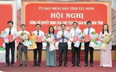 Bổ nhiệm lãnh đạo các cơ quan thuộc Tỉnh ủy, UBND tỉnh Tây Ninh