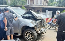 Tài xế xe bán tải tông liên hoàn do không giữ khoảng cách an toàn